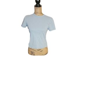 Zara Light Blue Short Sleeve Tee